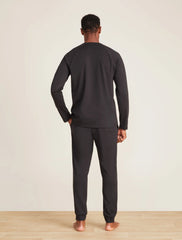 Malibu Collection® Pima Jersey Long Sleeve Henley