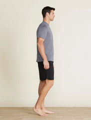 Malibu Collection® Slub Burnout Cut Neck Tee