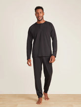 Malibu Collection® Pima Jersey Long Sleeve Henley