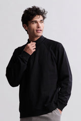 Malibu Collection® Pima Cotton Fleece Half Zip Pullover