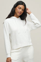 Slub Double Knit Seamed Hoodie