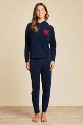 CozyChic Ultra Lite® Embroidered Heart Hoodie