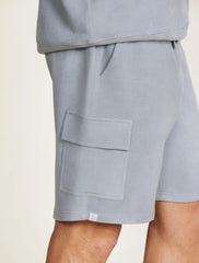 Malibu Collection® Brushed Fleece Cargo Short