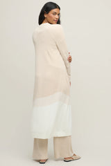 CozyChic Ultra Lite® Wavy Colorblock Long Cardigan