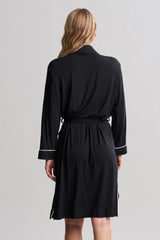 Luxe Milk Jersey® Robe with Piping