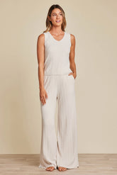 CozyChic Ultra Lite® V Neck Ribbed Tank