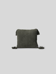CozyChic® 20" Cable Pillow with Tassels