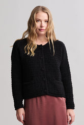 CozyChic® Textured Button Front Cardigan