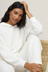 Slub Double Knit Seamed Hoodie