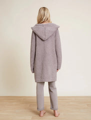 CozyChic® Boucle Youth Hooded Long Coatigan