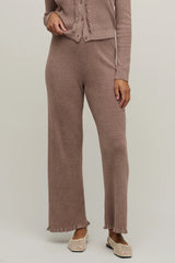 CozyChic Ultra Lite® Rib Ruffle Hem Ankle Pant