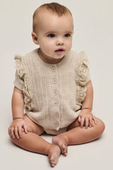 CozyChic Ultra Lite® Baby Set with Cotton Eyelet Ruffle