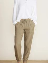 Malibu Collection® Linen Blend Jogger