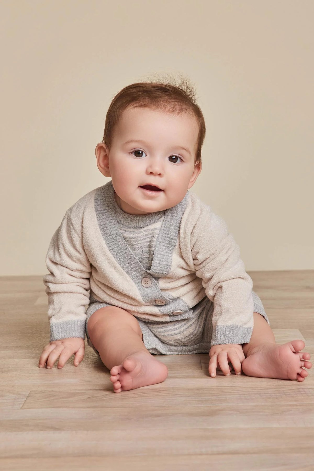 CozyChic Ultra Lite® Heathered Stripe Onesie Set