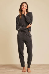 CozyChic Ultra Lite® Heartbeat Stripe Pullover