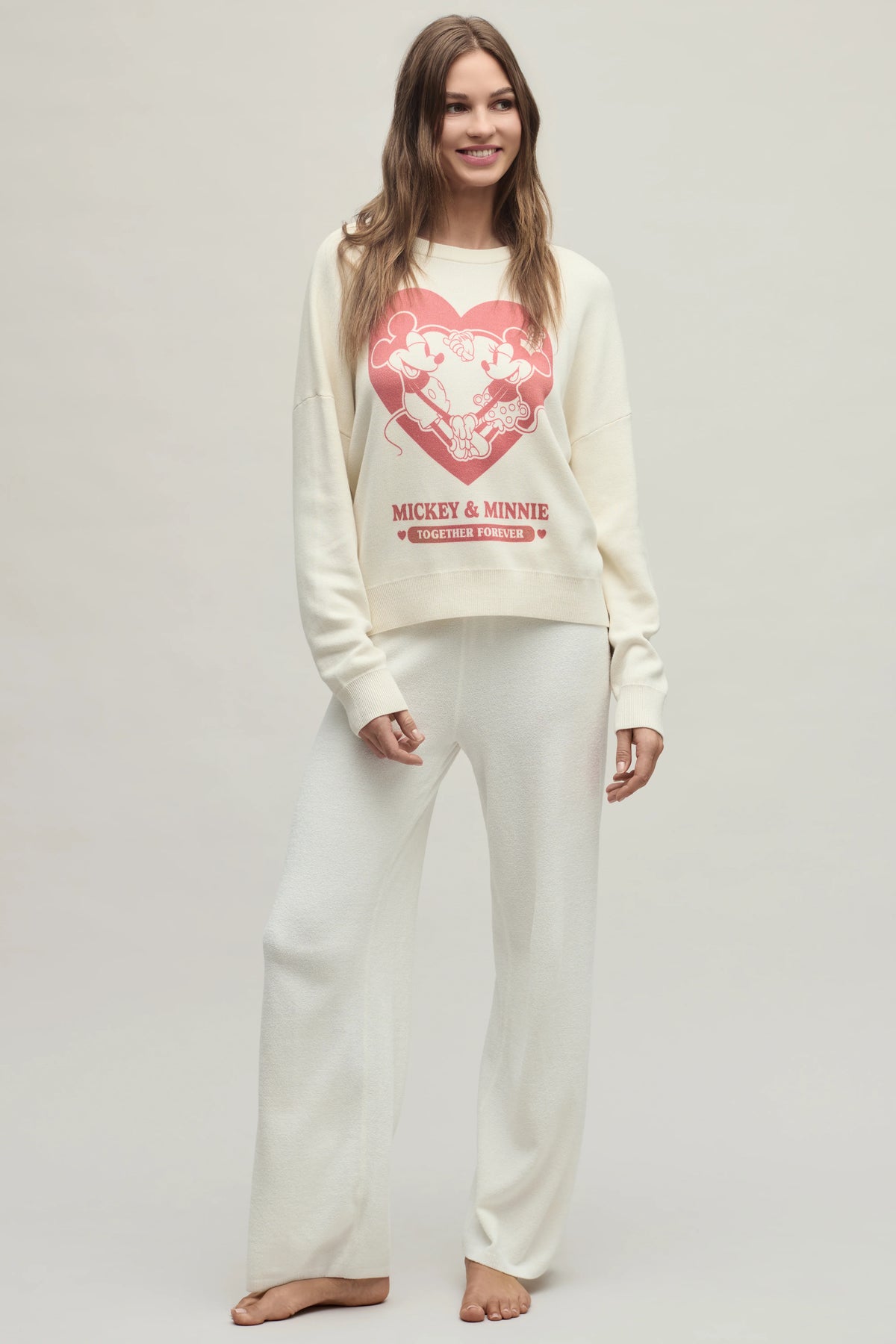 CozyChic Ultra Lite® Cotton Disney Mickey and Minnie Women's Pullover