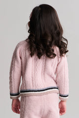 CozyChic® Toddler Sporty Rib Cable Pullover