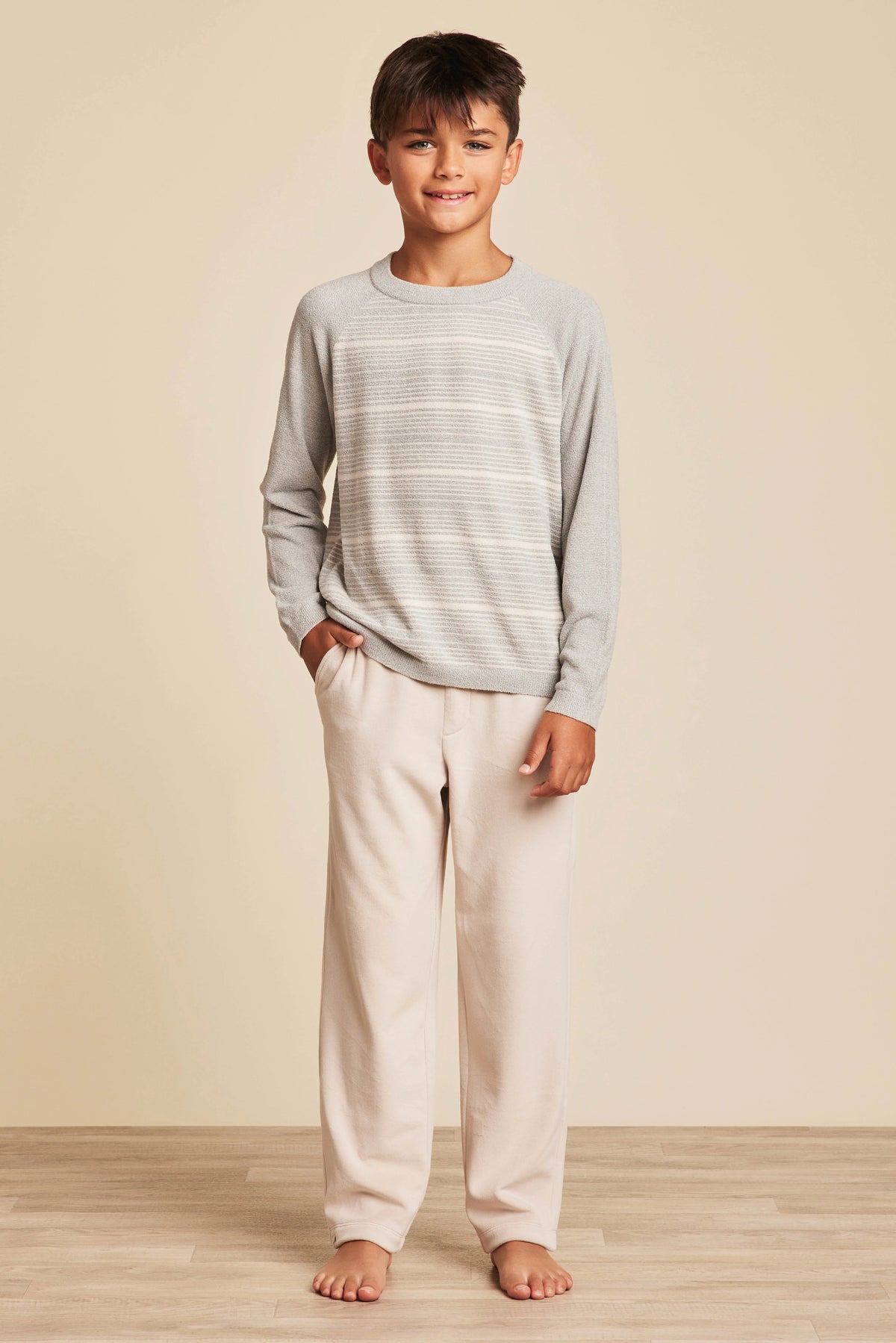 CozyChic Ultra Lite® Heathered Stripe Raglan Pullover