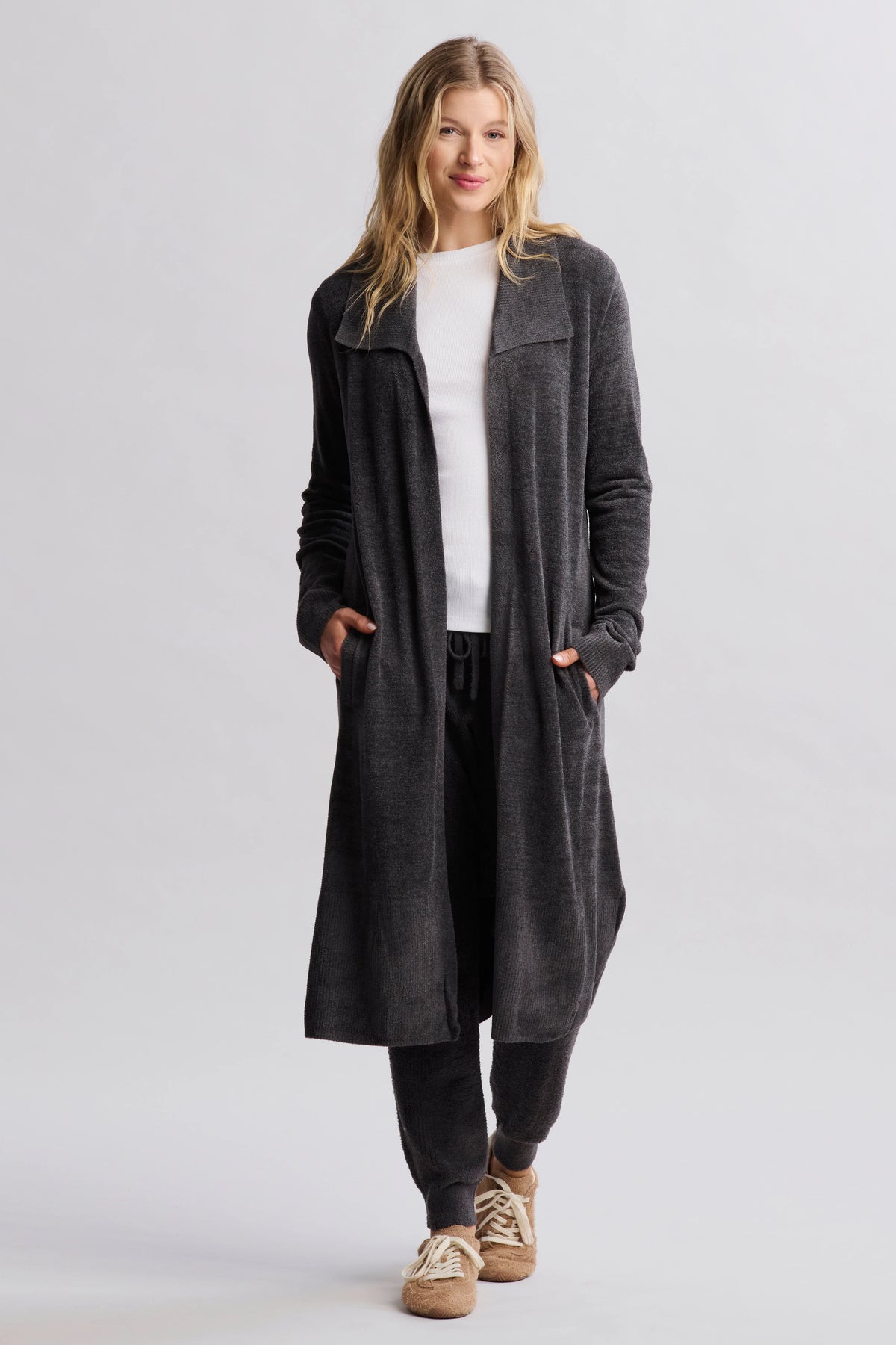 CozyChic Ultra Lite® Wide Collar Long Cardigan