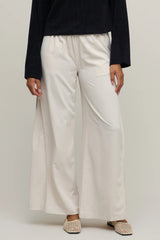 Matte Sateen Palazzo Pant