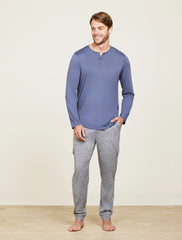 Malibu Collection® Butterchic Long Sleeve Henley