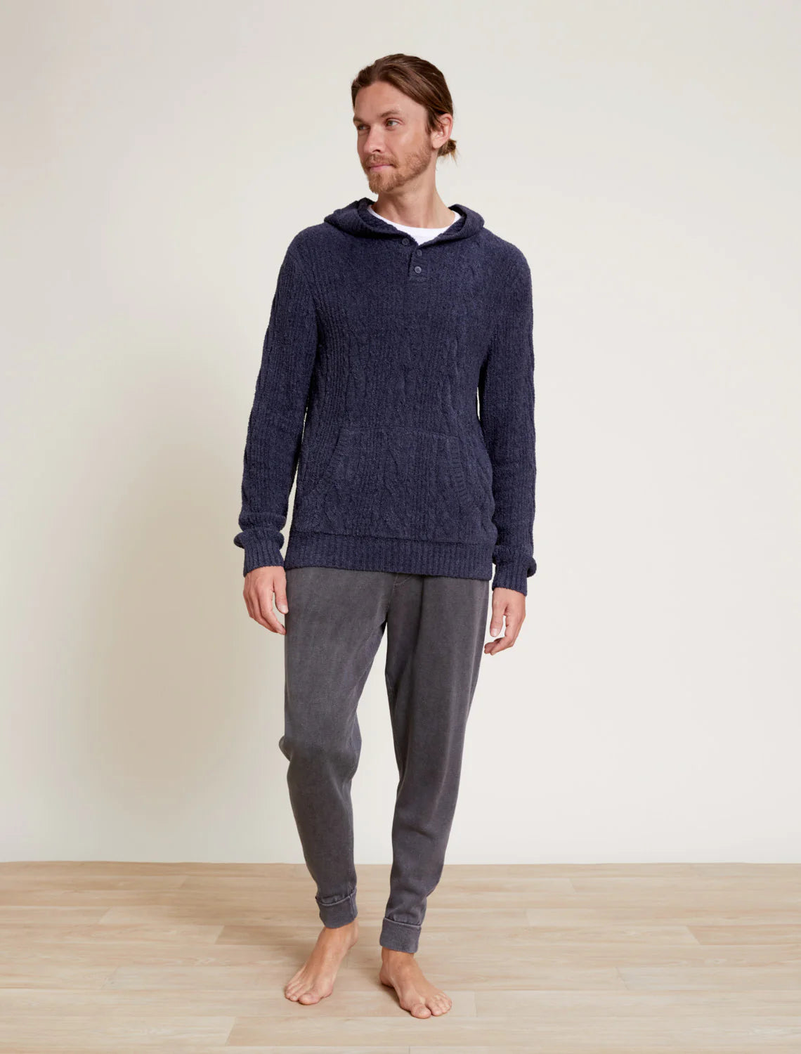 CozyChic Lite® Cable Hooded Henley