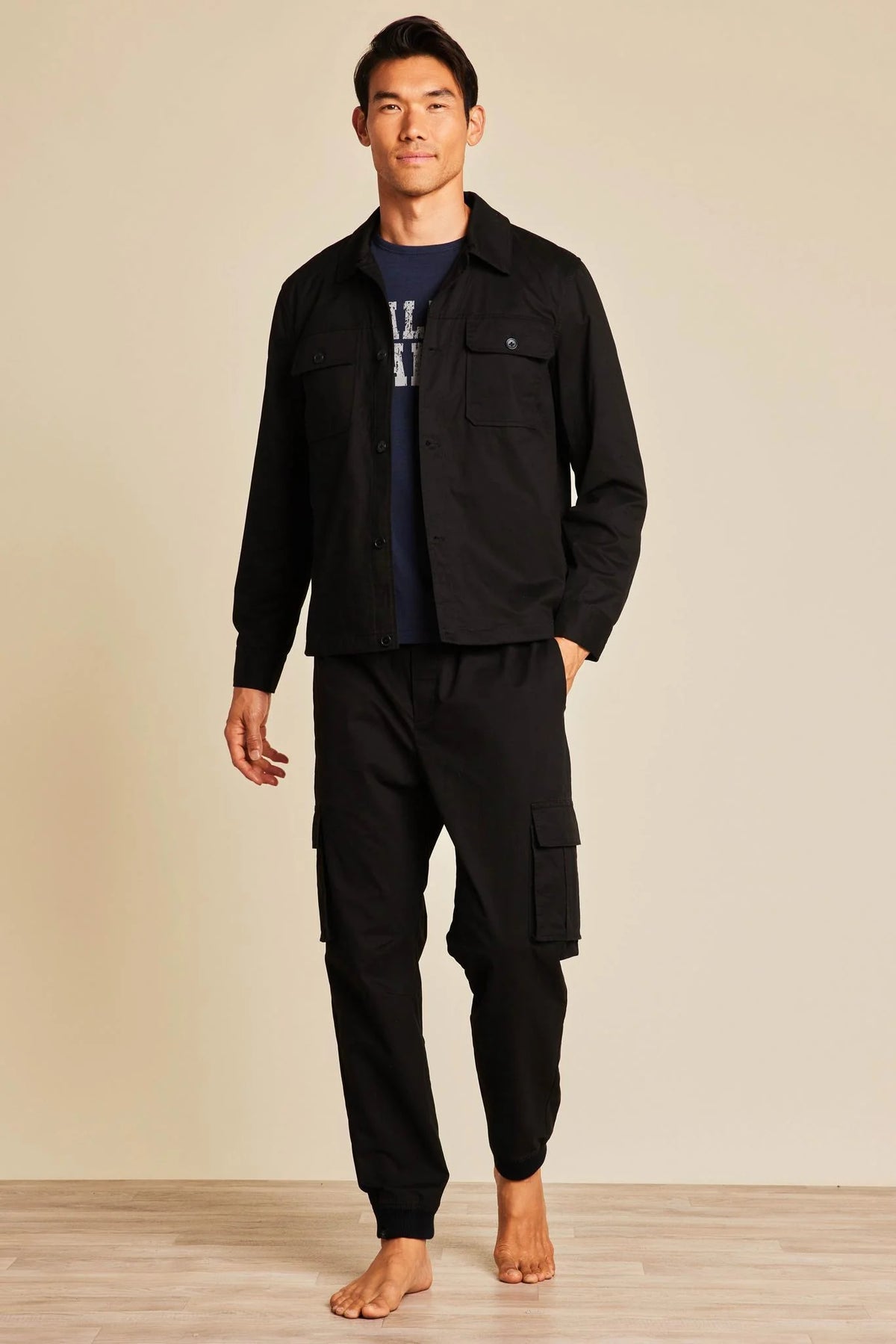 Malibu Collection® Cotton Twill Shirt Jacket