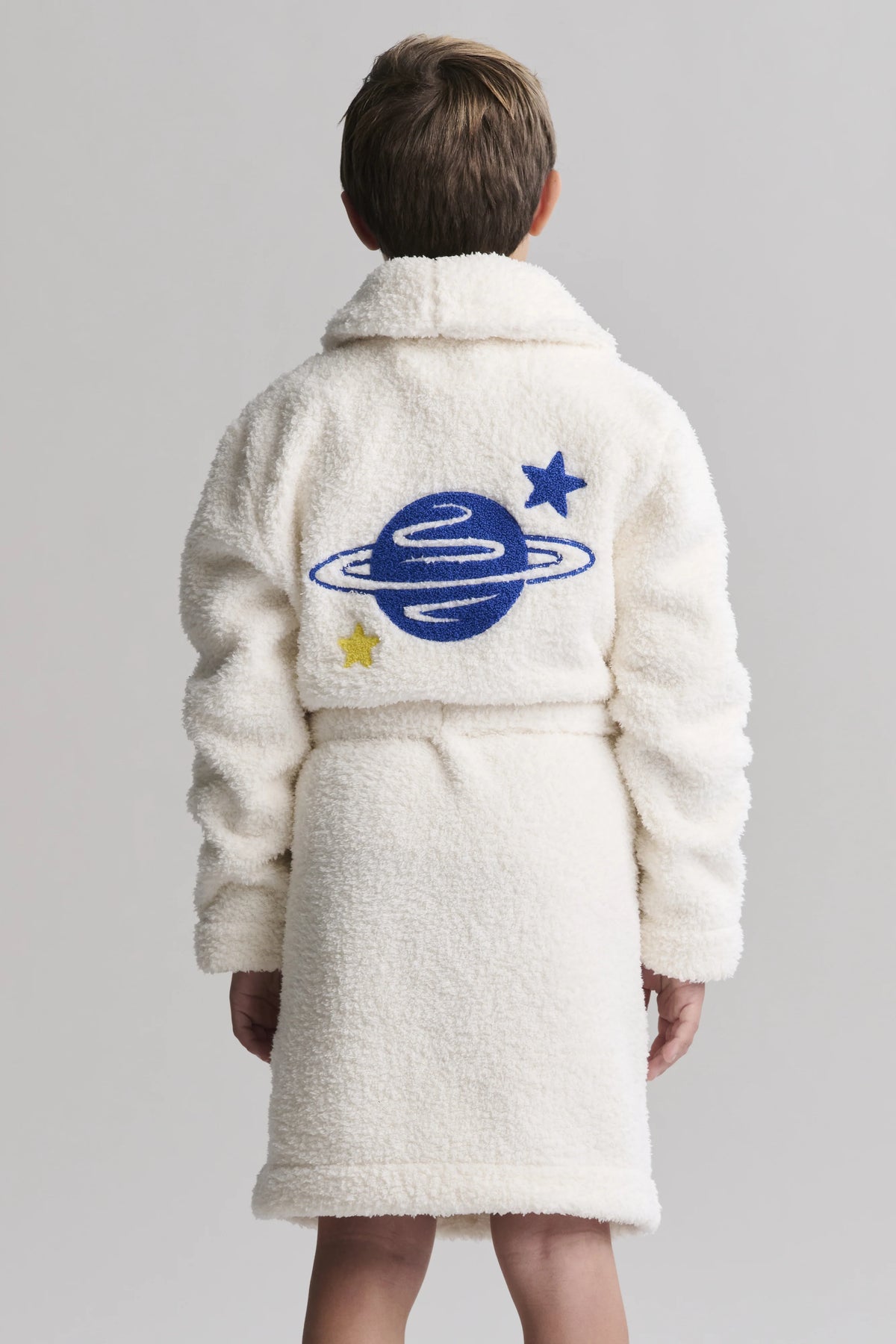 Brushed CozyChic® Youth Embroidered Planet Robe