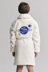 Brushed CozyChic® Youth Embroidered Planet Robe