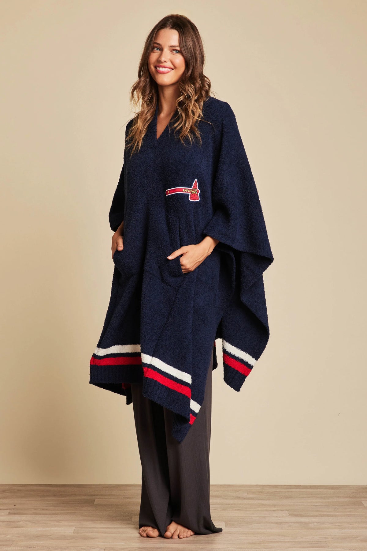 CozyChic® Atlanta Braves™ 3 in 1 Poncho