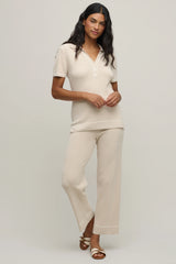 CozyChic Ultra Lite® Contrast Stripe Rib Ankle Pant