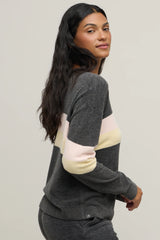 CozyChic Ultra Lite® Wavy Colorblock Pullover