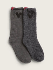 CozyChic® Classic Disney Youth Mickey Mouse 2-Pack Socks