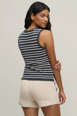 CozyChic Ultra Lite® Contrast Rope Stripe Tank