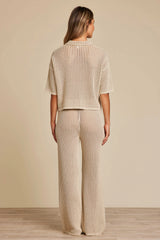 Sunbleached Buttoned Short Sleeve