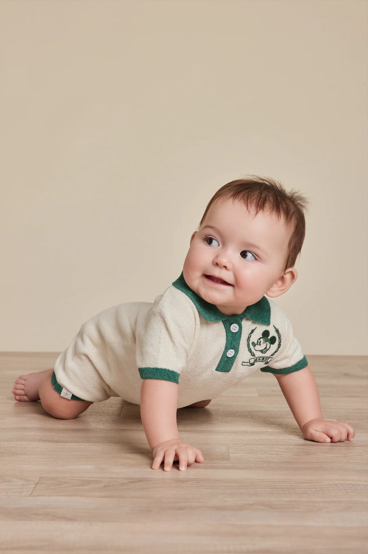 CozyChic Ultra Lite® Baby Disney Mickey Polo Onesie