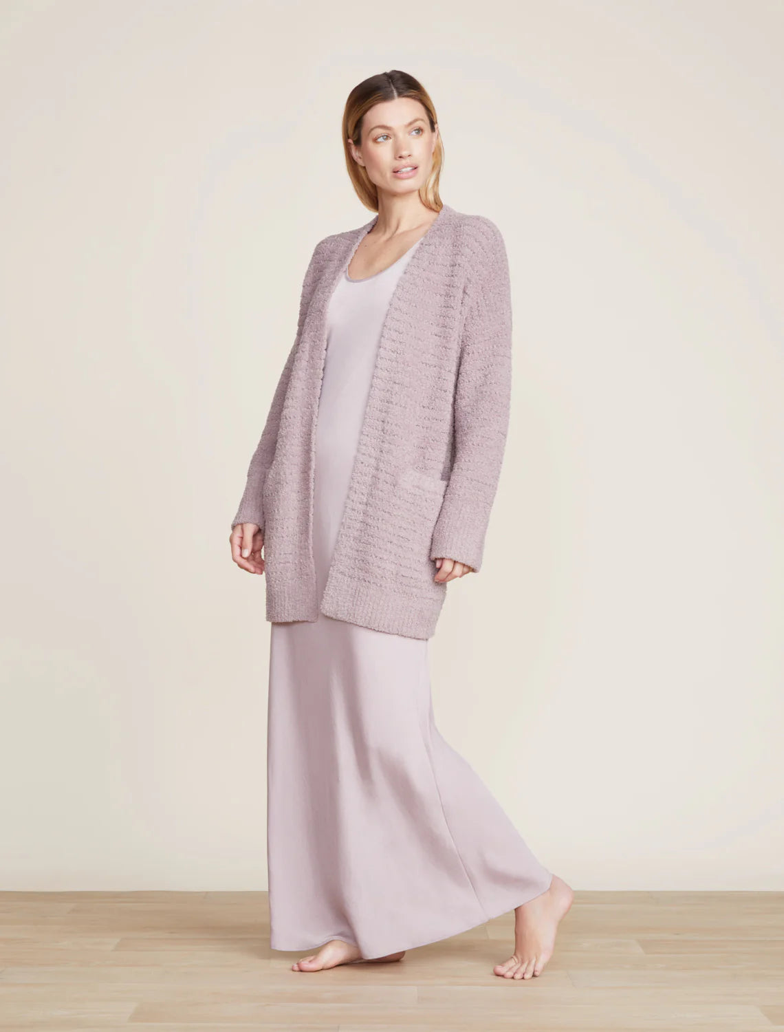 CozyChic® Boucle Welt Pocket Cardigan