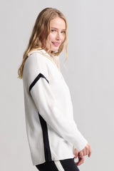CozyChic Ultra Lite® Side Stripe Half Zip Pullover