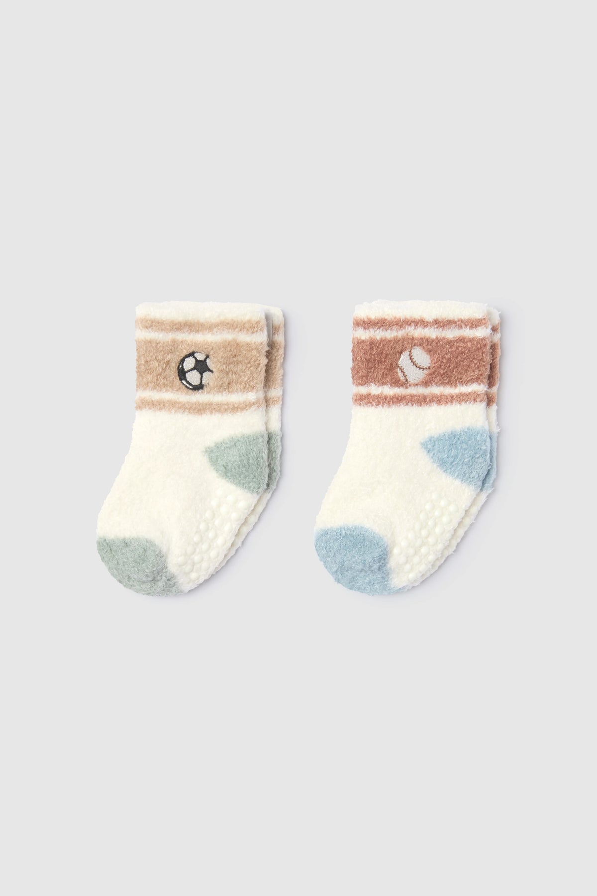 CozyChic Lite® Baby Striped Play Sock Set
