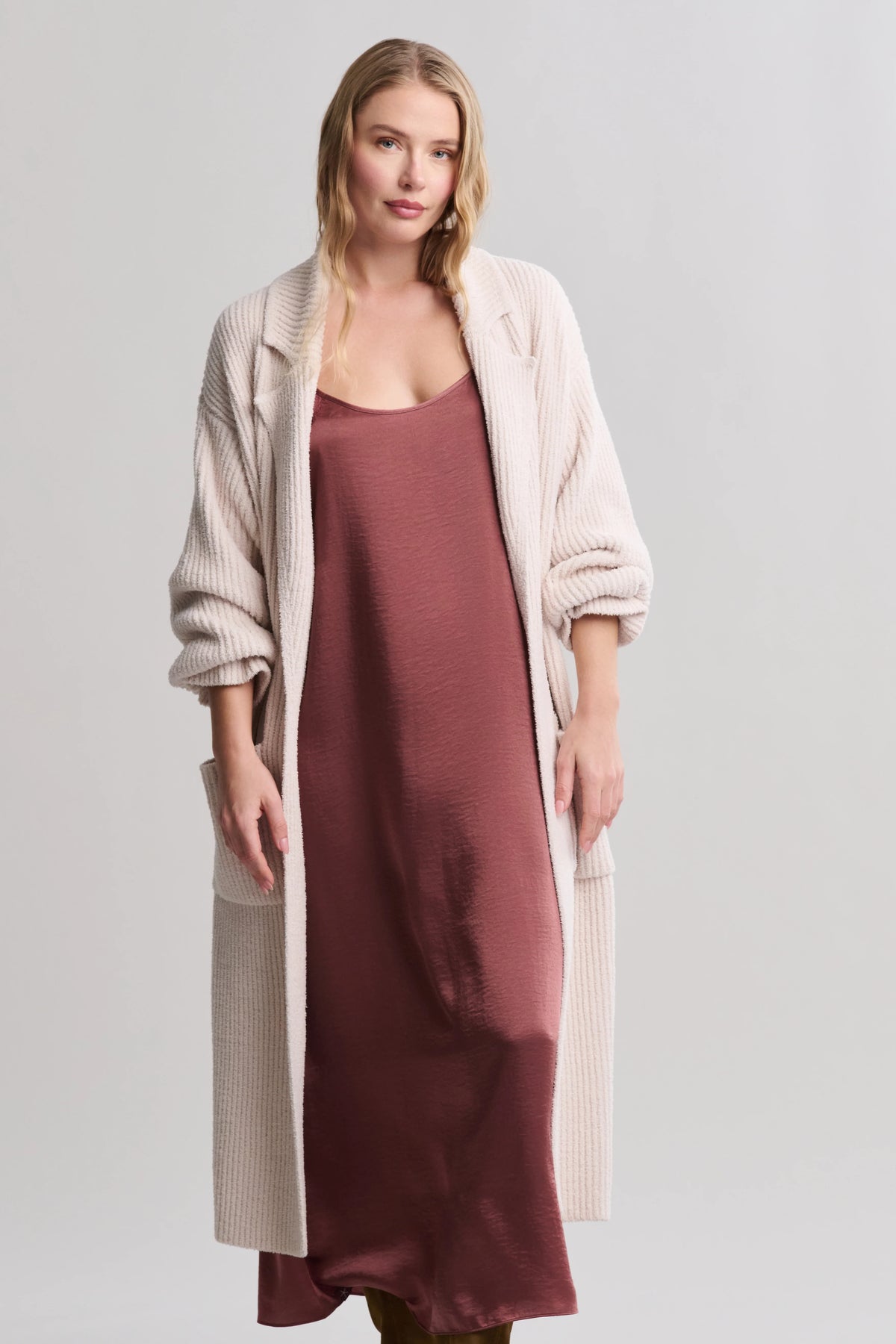 CozyChic® Cotton Rib Long Coat