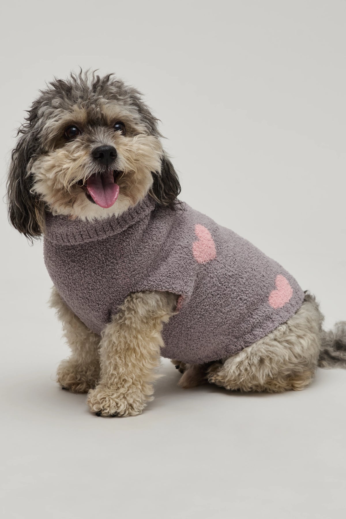 CozyChic® Heart Print Pet Sweater