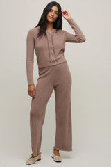 CozyChic Ultra Lite® Rib Ruffle Hem Ankle Pant