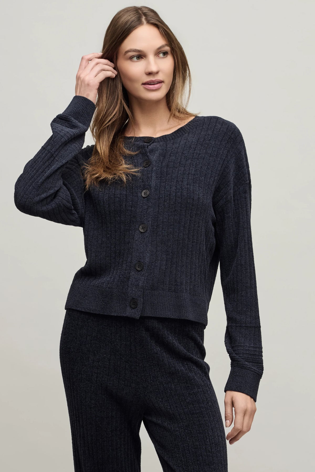 CozyChic Ultra Lite® Textured Rib Cardigan