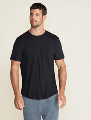 Malibu Collection® Short Sleeve Cotton Modal Crew