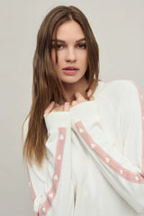 CozyChic Ultra Lite® Heart Stripe Pullover