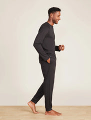 Malibu Collection® Pima Jersey Long Sleeve Henley