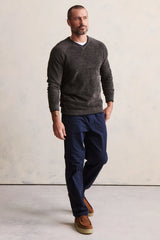 Malibu Collection® Woven Twill Relaxed Pant
