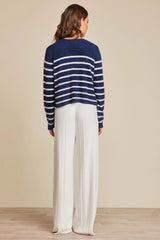 CozyChic Lite® Striped Cardigan With Button