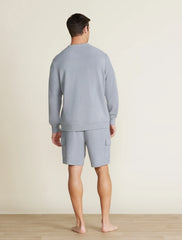 Malibu Collection® Brushed Fleece Split Neck Pullover