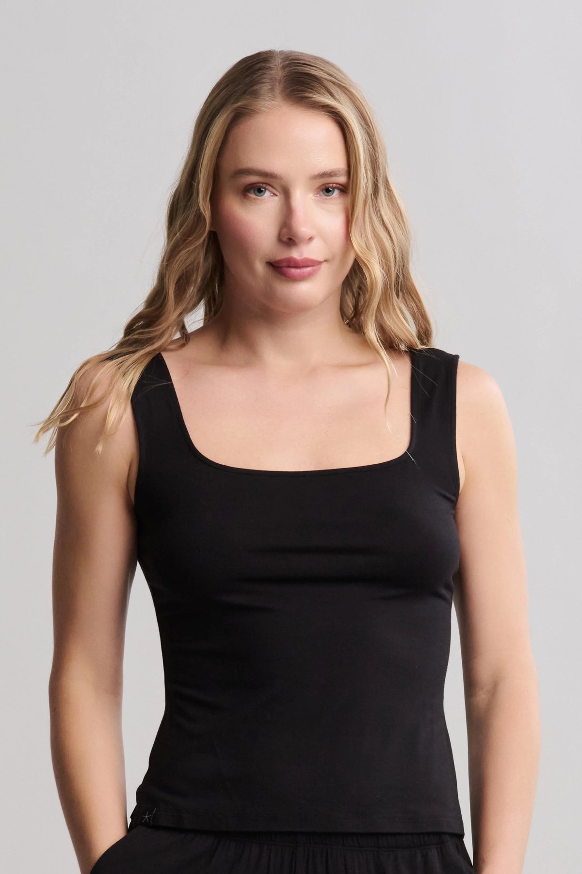 Ultra Soft Jersey Square Neck Tank